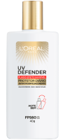 Imagem apresenta protetor solar facial L’oréal UV defender fps 60 Antifotoenvelhecimento